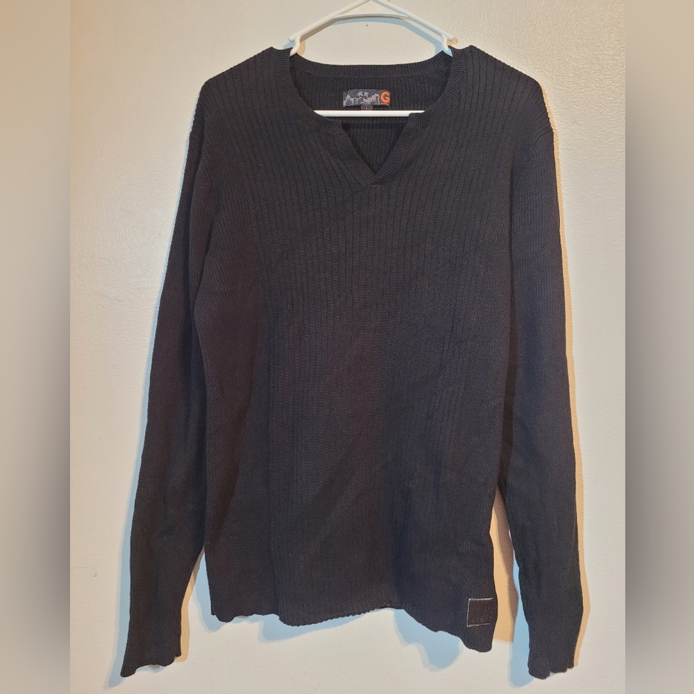 Men's Black Sweater.